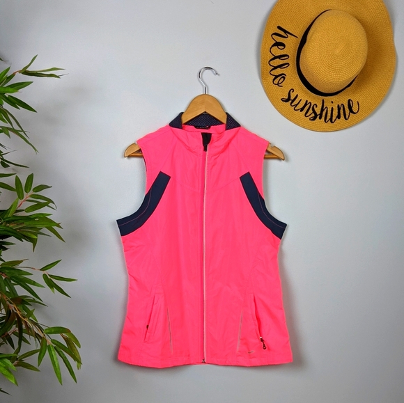 brooks running vest pink